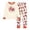 #7 Beige, variant on Ticikt Kids Halloween Print Pajama Set, Long Sleeve Top & Pants Sleepwear for Boys Girls,Pink