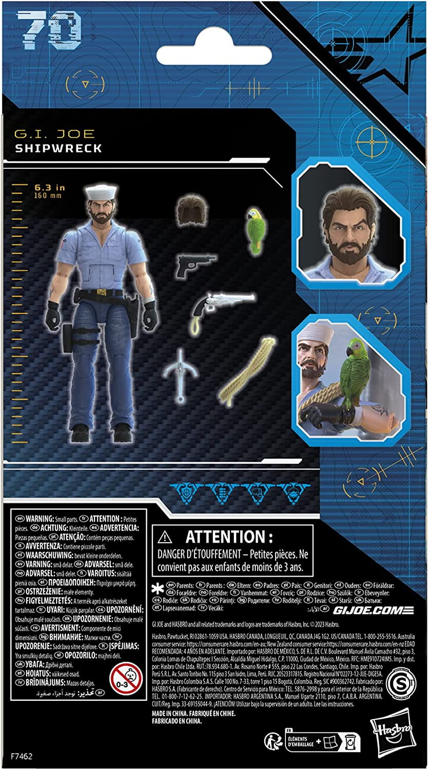 G.I. Joe Collectible Child Action Figures, Plastic Multicolor, 2 x 5.5 x 8.5 Inches, 0.44 lb