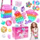 thumbnail image 2 of Paquete de juguetes Pop Fidget BicMan Pop Purse Fidget Toys Bag Packs Regalos para niñas, 2 of 2