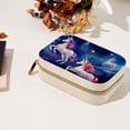 thumbnail image 7 of Starry Unicorn Velvet Portable Earring Organizer with Removable Compartment - Gift Jewelry Box/Jewelry Boxes - Jewelry Display, 7 of 7
