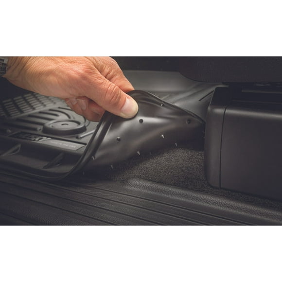 Fits 2022-2023 Acura MDX Husky Liner Floor Liner 95181 WeatherBeater; Molded Fit; Raised Ridge; Black; TPO Thermoplastic Olefin; 3 Piece