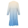 thumbnail image 7 of EnJoCho Girls Summer Maxi Dress Girls Spring Long Sleeve Dresses Girl Casual Maxi Dress with Pockets Kids Formal Party Dress Ruffle Hem Loose Dresses, 7 of 7