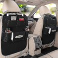 thumbnail image 3 of Car Backseat Organizer 2 Pack, Durable Car Seat Organizer Kick Mats Muti-pocket, 3 of 4
