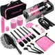 thumbnail image 1 of Kit de limpieza para coche Viewsun, 17 unidades, con aspiradora de mano, color rosa, 1 of 7