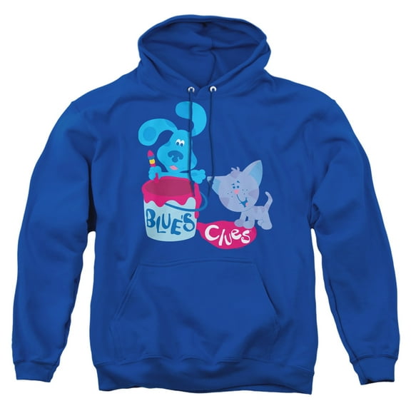 Blue's Clues (Classic) Paint It! Unisex Adult Pull-Over Hoodie