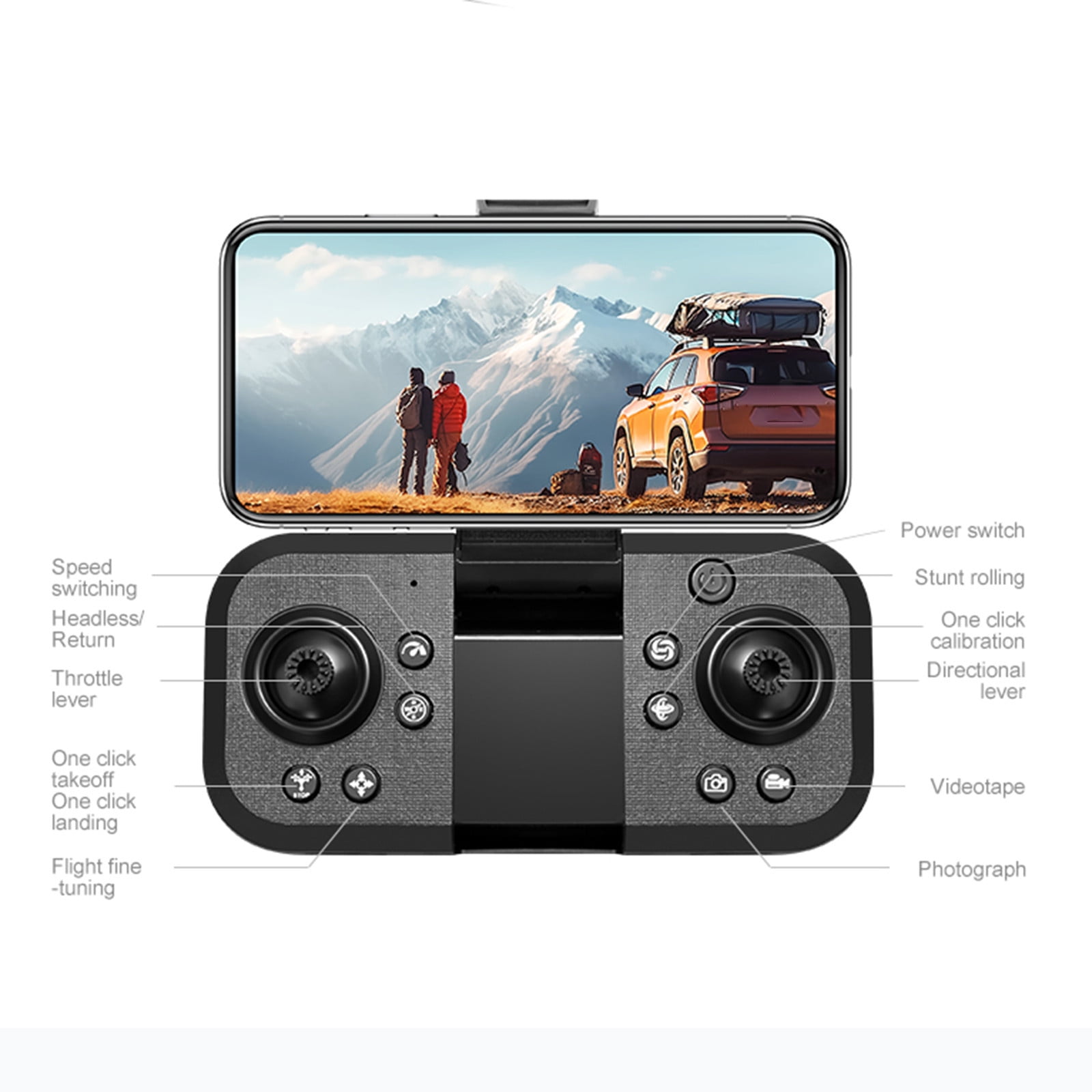Drone with Camera for Beginners and Kids, 1080P HD FPV, Easy to Fly with Long Flight Time, 2 Batteries and Carrying Case