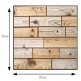 thumbnail image 5 of 3D PVC Thick Tile Wall Stickers Splash-Proof Imitation Wood Peel & Stick Wall Panel Stickers Home Decor, 5 of 6