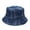 Blue, variant on Aoochasliy Hats and Gloves Clothes Fisherman Hat Unisex Men Women Printing Sun Hat Outing Two-sided Bucket Caps
