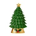 thumbnail image 1 of Adorno de mesa en miniatura para árbol de Navidad, accesorio para fotografía de boda, artesanía de resina de escritorio, estatua navideña Verde, 1 of 7
