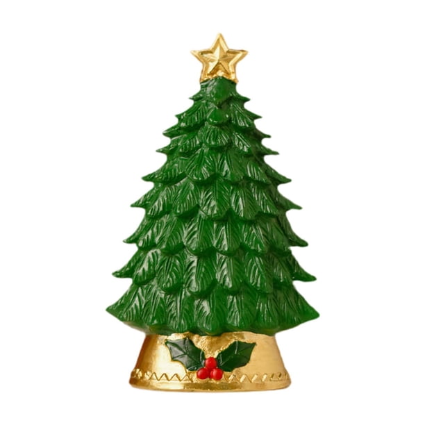 Adorno de mesa en miniatura para árbol de Navidad perfecl verde
