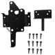 thumbnail image 1 of Automatic Latch for Privacy Fence Gravity Locking Feature in Black Color for Homeowners 23.00X14.00X4.50CM Iron 1Pcs, 1 of 4