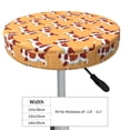 thumbnail image 4 of Lsque Dachshund Dog Puppy Round Bar chair cushion covers Velvet Fabric Premium Comfort Protects from Scratches and Stains for 14-17 Inch Chair- 13 inch, 4 of 7