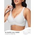 thumbnail image 3 of Womens Push Up Wireless Bras V Mesh Comfortable Bralette Supportive Tshirt Bra No Underwire Seamless Everyday Bras, 3 of 6