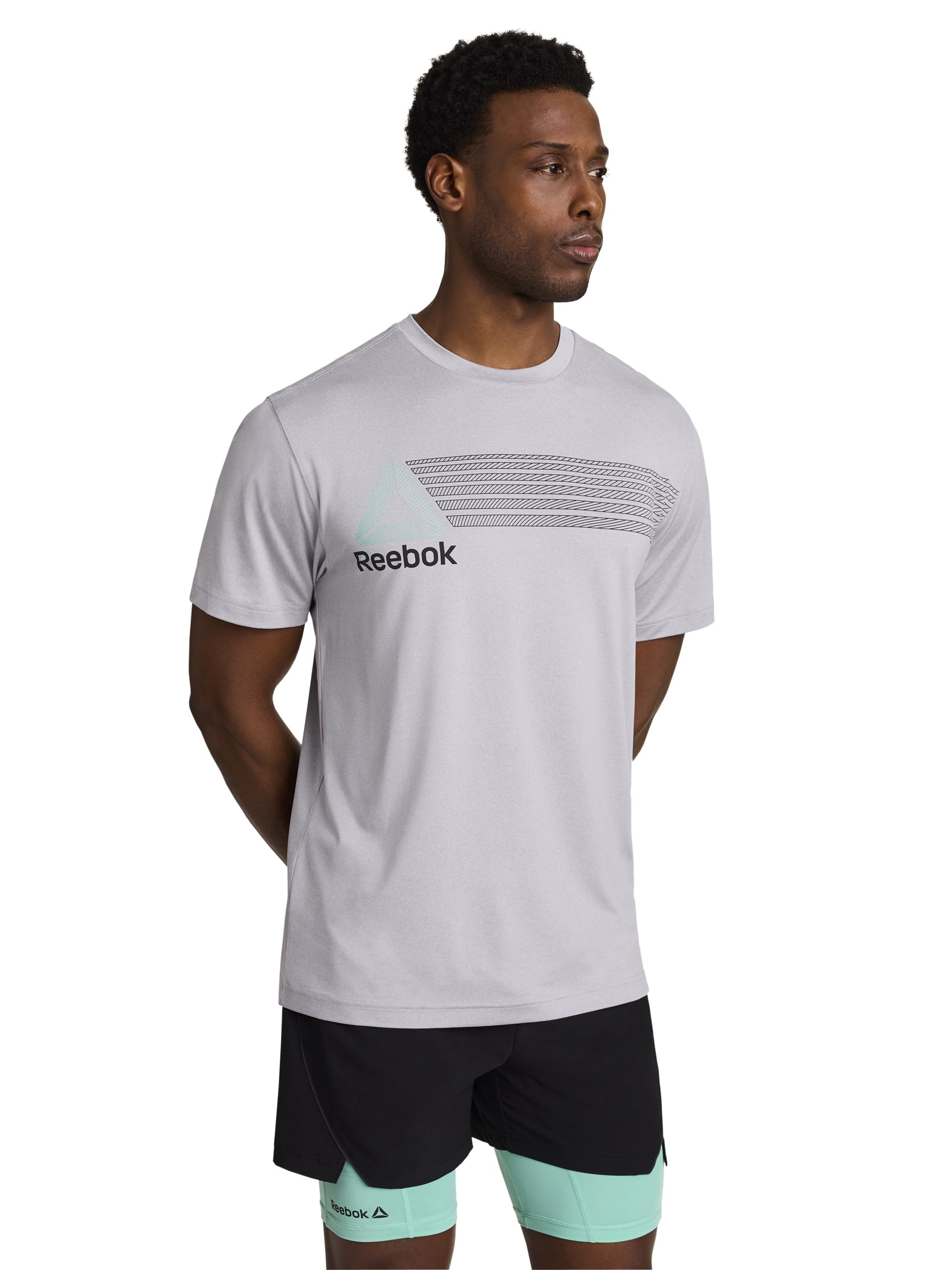Reebok Men's and Big Men's Harmonic Graphic Tee, Sizes S-3XL