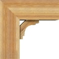 thumbnail image 3 of Ekena Millwork 8"W x 18"D x 18"H Merced Block Rough Sawn Bracket w/ Offset Brace, Western Red Cedar, 3 of 25