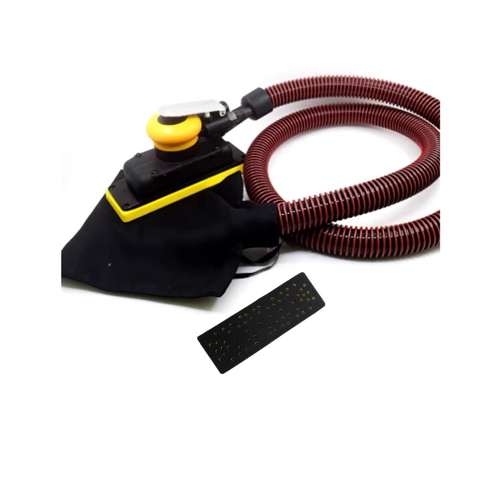 70x198mm Self Generated Vacuum Orbital Sander Air Square Polisher Dry Grinding Machine Self Dust Removal Pneumatic Sanding Tools ,Widely Use