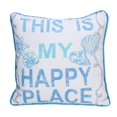 thumbnail image 1 of Beachcombers Oreiller Happy Place Bleu, 1 of 2