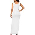 thumbnail image 2 of HLSOHJP Women's Casual Solid Color Sleeveless Bodycon Dresses Plus Size Fitted Maxi Sundress Vest Long Beach Tank Dress, 2 of 3
