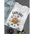 thumbnail image 3 of NASA Explore The Universe T-Shirt Women -NASA Designs, Female XX-Large, 3 of 4