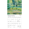 thumbnail image 4 of Claude Monet | 2026 7x14" (Hanging) Monthly Mini Wall Calendar | BrownTrout, 4 of 9