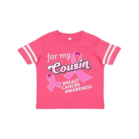 

Inktastic For My Cousin - Breast Cancer Awareness Gift Toddler Boy or Toddler Girl T-Shirt