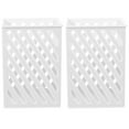thumbnail image 1 of FRCOLOR pen case 2Pcs Wall Mounted Pen Holder Simple Style Pencil Case Plastic Makeup Brush Holder Pen Container,4.06"X3.07"X2.95", 1 of 5