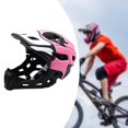 thumbnail image 3 of Casco de bicicleta Protector de ventilación cómodo Casco de bicicleta de montaña extraíble Rosa, 3 of 8