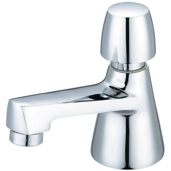 Central Brass 0355-AN2P Slow-Close Single Handle Basin Faucet&#44; Chrome