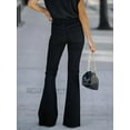 thumbnail image 3 of Women's Flare Bell Bottom Jeans High Waisted Wide Leg Bootcut Jeans Stretchy Denim Pants, 3 of 6