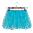thumbnail image 4 of BKQCNKM Skirts For Women Sequin Dress Small Bulb Mesh Tulle Pleated Princess Women Sequins Skirt Star With Led Skirt Skirt Womens Dresses Sky Blue Dress One Size, 4 of 9
