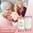 thumbnail image 2 of 60th Birthday Gifts for Women, Birthday Gifts for 60 Year Old Woman, 60 Birthday 20oz Tumbler with Lid and Straw, 60th Birthday Gift Ideas, 1963 Birthday Gifts for Women, 60 Years Old Gift for Women, 2 of 6