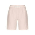 thumbnail image 4 of Nmnitkp Shorts for Women Comfy Drawstring Casual Elastic Waist Pure Color Shorts Summer Beach Lightweight Short Pants with Pockets Beige,2XL, 4 of 6