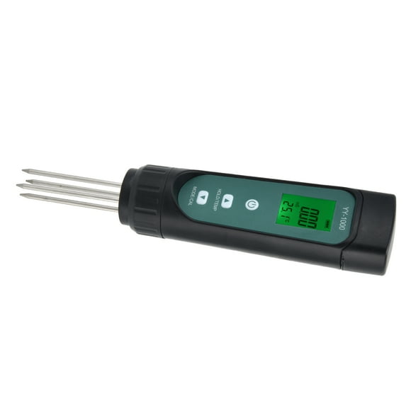 Probador EC del suelo, Sensor integrado de 4 pines EC+temperatura Suministros de jardín Medidor de temperatura del suelo Tecnología de vanguardia