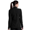 thumbnail image 2 of Barco One Womens 5405 2-Pocket High Crew Neck per Jacket-Black-XS, 2 of 2