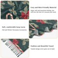 thumbnail image 5 of FORMRS Womens Scarf Winter Soft Long Big Warm Shawls Wrap Tassel Scarves, Green Christmas Candy Canes, 5 of 9