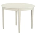 thumbnail image 4 of East West Furniture Boston 3-piece Traditional Wood Dining Set in Linen White, 4 of 7