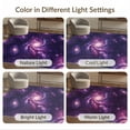 thumbnail image 7 of ODIKA 6'x9' Washable Area Rug Easy Care, Non-Shedding, Galaxy Watercolor Nebula Dreamy Cosmic Constellation Purple Starry Refined for Queen Size Bedroom Under Bed Master Suite, 7 of 7