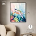 thumbnail image 4 of Underwater Wanderer Canvas Print Coastal Decor by Art Remedy, Black Frame, 30 x 36, 4 of 6