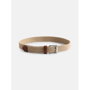 Wonder Nation Boys Tan Stretch Woven Belt