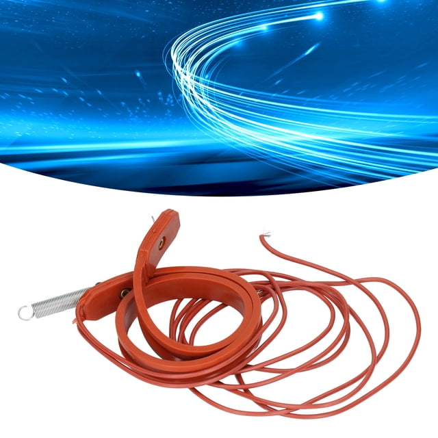 Correa de Calefacción Flexible, Cinturón de Goma de Goma de Silicona Resistente Al Calor de Alta Eficiencia para compresores para Bombas Sumergibles