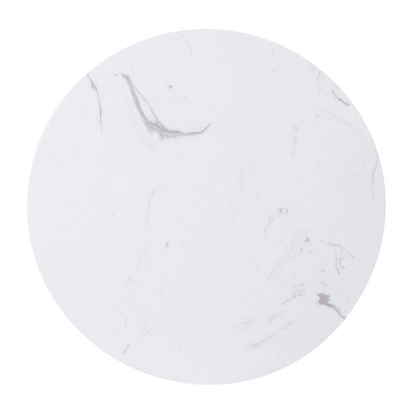 Round Marble Cheese Cutting Board Plates White 7.8In
