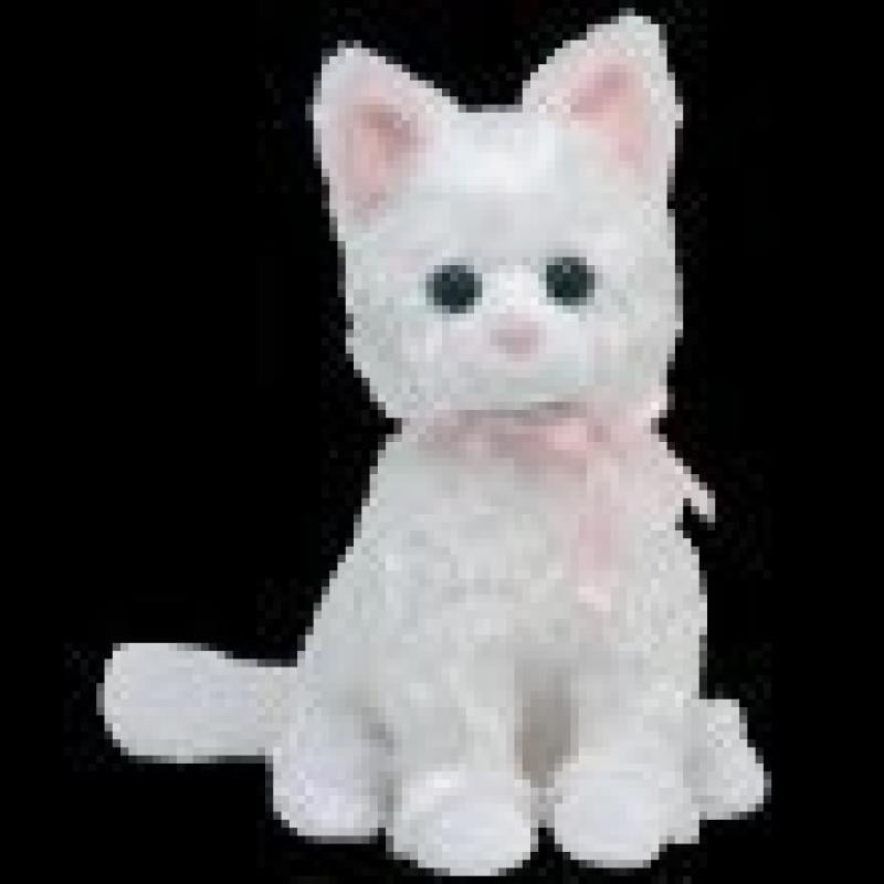 white cat ty beanie baby