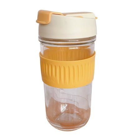 

CIYISON 350ML/500ML Large Capacity Water Bottles Cute Simple Design Glass Material Cups