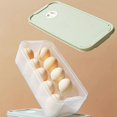 thumbnail image 3 of Caja de plástico para huevos, caja para guardar huevos, caja para guardar 10 huevos en el frigorífico (verde claro), 3 of 4
