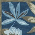 thumbnail image 3 of HomeRoots 350306 8 ft. x 10 ft. 6 in. Polyester Ocean Area Rug, 3 of 4