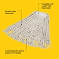 thumbnail image 2 of Rubbermaid Commercial Products Value Pro Large 24 OZ Cotton Wet Mop, 1" Headband, White, 2 of 4