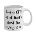 thumbnail image 2 of Inspire CFO Gifts, I'm a CFO and That's Just the Way it is, Fun 11oz Mug For Colleagues, Cup From Friends, Gift idea, Present, Birthday, Christmas, Holiday, 2 of 2