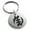 Silver, variant on Stainless Steel Aztec Supremacy Rune Engraved Small Medallion Circle Charm Keychain Keyring