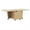 Oak, variant on Spaco Foldable Coffee Table, Built-in Storage Cabinet, Extendable Tabletop, Lockable Mobility Wheels, Walnut