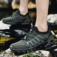 thumbnail image 1 of Zapatos descalzos para hombre, malla antideslizante, transpirable para bucear al aire libre (42 verde) Likrtyny Tenis De Mujer Tenis De Hombre, 1 of 8